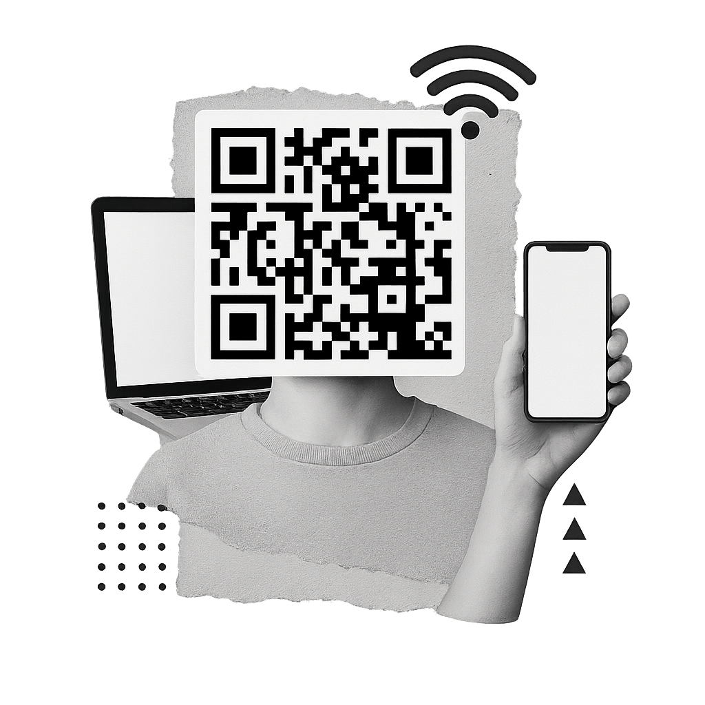 QR payment illustration